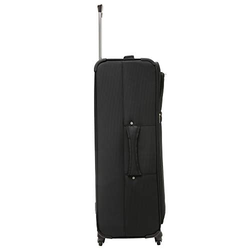 Aerolite Reinforced Super Strong and Light Large 4 Wheel Lightweight Hold Check in Luggage Suitcase, 29” (Black)