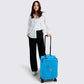 Kipling Spontaneous S, Cabin-Sized, 4-Wheeled 360° Suitcase with Elastic Straps, TSA Lock, 53 cm, 37.5 L, Eager Blue