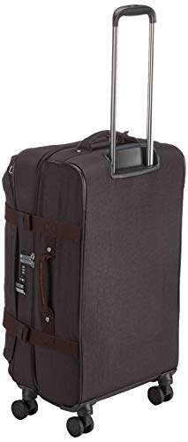 Kipling SPONTANEOUS M, Medium 4-Wheeled 360° Suitcase with Elastic Straps, TSA Lock, 66 cm, 71 L, Black Noir