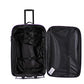 FLYMAX 55x35x20 55x40x20 Cabin Suitcase Luggage Hand Carry on Case Flight Bag Suitcase Travel Fits Fits Easyjet, Ryanair, Flybe, British Airways & Jet 2