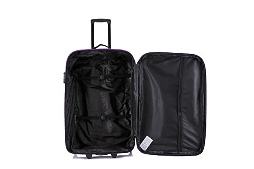 FLYMAX 26" Large Suitcase Lightweight Luggage Expandable Hold Check in Travel Bag on Wheels