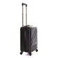 JCB Lightweight Cabin Approved Hard Shell Suitcase, 20" - 360 Degree Spinner Wheels - Made with ABS Polycarbonate Hard Shell - Flight Case - Luggage Bags for Travel - Black