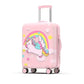 GinzaTravel 3D Cartoon Children's Luggage Trolley Case 20 inch Boys and Girls Universal Wheeled Travel Case, Pink color, carry-on 20inch, Cartoon