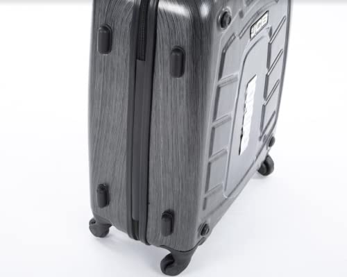 JCB - Loadall Hard Shell Suitcase Set - Includes 20", 24" & 28" - Built-in TSA Suitcase Locks, 360 Spinner Wheels - ABS Polycarbonate Hard Shell - Flight Case - Luggage Bags for Travel - Black