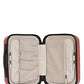 ANTLER - Vanity case - Clifton Luggage - Suitcase in Poppy - Toiletry Bag Secure - Suitcase With Two-way Zip Opening Branded Zip, Internal zip and Mesh Pockets - Luggage With Black Hardware Adjustable