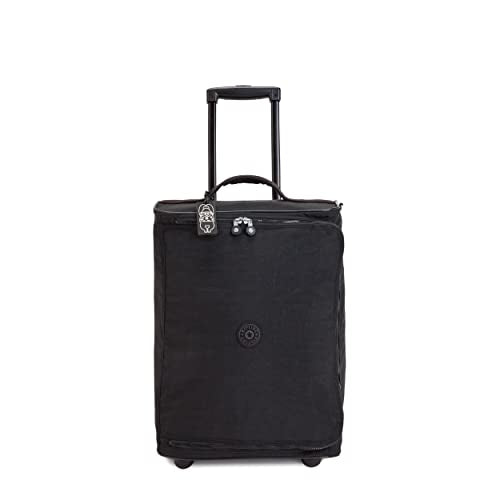 Kipling TEAGAN XS, Extra Small Cabine Size Soft Case 2 Wheels Duffle, 50.5 cm, 33 L, 1.9 kg, Black Noir