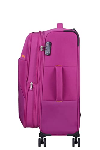 American Tourister Sun Break Suitcase Set 3 Pieces Pink (Fuchsia), Pink (Fuchsia), Standard Size, Luggage Suitcase Set