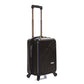 JCB Lightweight Cabin Approved Hard Shell Suitcase, 20" - 360 Degree Spinner Wheels - Made with ABS Polycarbonate Hard Shell - Flight Case - Luggage Bags for Travel - Black