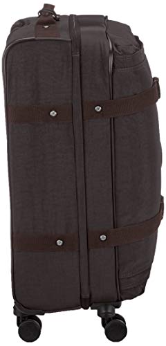 Kipling SPONTANEOUS M, Medium 4-Wheeled 360° Suitcase with Elastic Straps, TSA Lock, 66 cm, 71 L, Black Noir