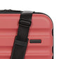ANTLER - Vanity case - Clifton Luggage - Suitcase in Poppy - Toiletry Bag Secure - Suitcase With Two-way Zip Opening Branded Zip, Internal zip and Mesh Pockets - Luggage With Black Hardware Adjustable