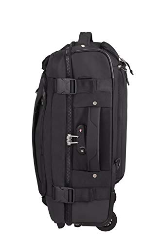 Samsonite Midtown - Travel duffle/backpack with 2 wheels, 55 cm, 43 L, Black (Black)