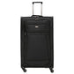 Aerolite Reinforced Super Strong and Light Large 4 Wheel Lightweight Hold Check in Luggage Suitcase, 29” (Black)