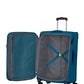 American Tourister Hyperspeed 4-Wheel Suitcase Set 3-Piece, Deep Teal, Standard Size, Luggage Sets