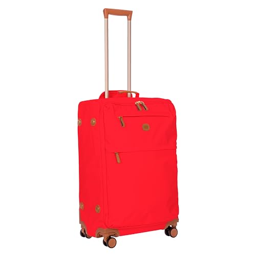 Bric's X-Bag Large Spinner with Frame - 27 Inch - Suitcases with Wheels - Checked Luggage, Geranium