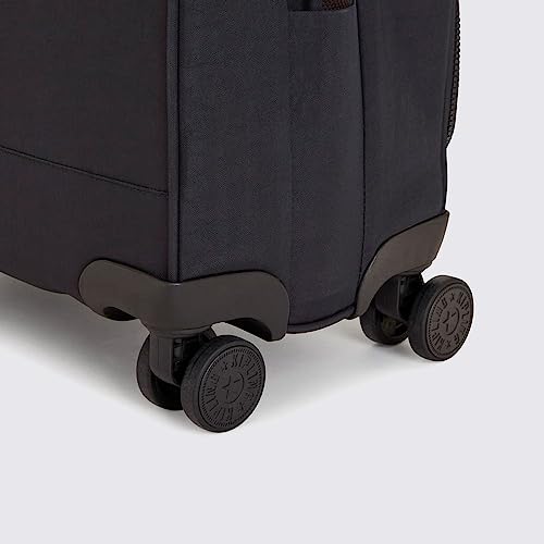 Kipling New YOURI Spin S, Small Cabin Size Spinner, 58cm, 33 L, Black Noir