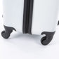 JCB - Loadall Hard Shell Suitcase Set - Includes 20", 24" & 28" - Built-in TSA Suitcase Locks, 360 Spinner Wheels - ABS Polycarbonate Hard Shell - Flight Case - Luggage Bags for Travel - White