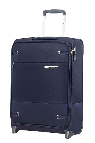 Samsonite Base Boost - Upright S Hand Luggage, 55 cm, 41 Litre,tsa padlock, Blue (Navy Blue)