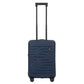 Bric's Hard-Shell Expandable Suitcase Ulisse B|Y Collection, Hand Luggage Suitcase with 4 Wheels, Resistant and Ultralight, USB Port, Integrated TSA Lock, Dimensions 37x55x23/27, Ocean Blue