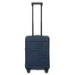Bric's Hard-Shell Expandable Suitcase Ulisse B|Y Collection, Hand Luggage Suitcase with 4 Wheels, Resistant and Ultralight, USB Port, Integrated TSA Lock, Dimensions 37x55x23/27, Ocean Blue