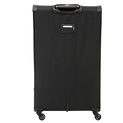 Aerolite Reinforced Super Strong and Light Large 4 Wheel Lightweight Hold Check in Luggage Suitcase, 29” (Black)