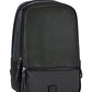 BOSS Mens Pod Backpack Double-Compartment Backpack in Faux Leather with Logo Patch Size One Size