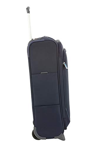 Samsonite Popsoda - Spinner S (Lenght: 40 cm) Carry-on Luggage, 55 cm, 40 L, Blue (Dark Blue)