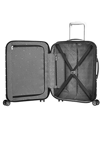 Samsonite Flux - Spinner S Expandable Hand Luggage, 55 cm, 44 L, Black