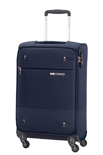 Samsonite Base Boost Spinner S Hand Luggage, 35 x 20 x 55 cm, 35L, Blue (Navy Blue)