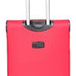 House Of Leather Medium Size Soft Suitcase 8 Wheel Spinner Expandable Luggage Travel Holiday Bags Malaga Red (Red, Medium: H: 67 x L: 43 x E: 26/5 cm, 3.6kg)