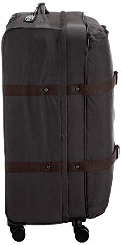 Kipling SPONTANEOUS L, Large 4-Wheeled 360° Suitcase with Elastic Straps, TSA Lock, 78 cm, 101 L, Black Noir