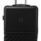 Hauptstadtkoffer Boxi - Set of 3 Hard-Side Luggages Trolley Hardside Hard Shell Suitcase Expandable, TSA, (S, M & L), Black