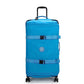 Kipling Spontaneous L, Large 4-Wheeled 360° Suitcase with Elastic Straps, TSA Lock, 78 cm, 101 L, Eager Blue