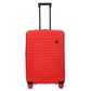 Bric's Hard-Shell Expandable Suitcase Ulisse B|Y Collection, Suitcase with 4 Wheels, Resistant and Ultralight, USB Port, Integrated TSA Lock, Dimensions 49x71x28/32, Red