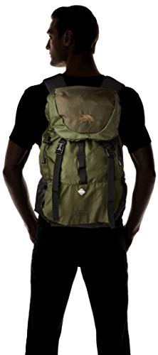 Trespass Circul8, Olive, Backpack / Rucksack 30L with Chest & Hip Strap, Loops for Walking Poles & Ventilation System for Men, Green