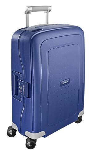 Samsonite S'Cure - Spinner S Hand Luggage, 55 cm, 34 L, Blue (Dark Blue)