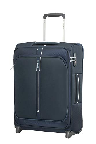 Samsonite Popsoda - Spinner S (Lenght: 40 cm) Carry-on Luggage, 55 cm, 40 L, Blue (Dark Blue)