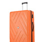 ATX Luggage Extra Large Suitcase Expandable Durable ABS Hard Shell Suitcase with 4 Dual Spinner Wheels and Built-in 3 Digit Combination Lock (Orange, 32 Inches,173 Liter)