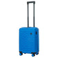 Bric's Hard-Shell Expandable Suitcase Ulisse B|Y Collection, Hand Luggage Suitcase with 4 Wheels, Resistant and Ultralight, USB Port, Integrated TSA Lock, Dimensions 37x55x23/27, Electric Blue