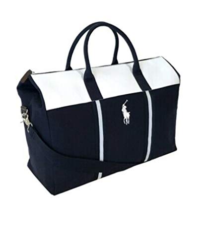 Ralph Lauren Blue & White Duffle Bag