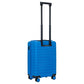 Bric's Hard-Shell Expandable Suitcase Ulisse B|Y Collection, Hand Luggage Suitcase with 4 Wheels, Resistant and Ultralight, USB Port, Integrated TSA Lock, Dimensions 37x55x23/27, Electric Blue