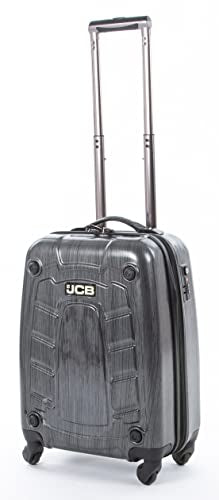 JCB - Loadall Hard Shell Suitcase Set - Includes 20", 24" & 28" - Built-in TSA Suitcase Locks, 360 Spinner Wheels - ABS Polycarbonate Hard Shell - Flight Case - Luggage Bags for Travel - Black
