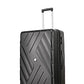ATX Luggage Large Suitcase Expandable Super Lightweight Durable ABS Hard Shell Suitcase with 4 Dual Spinner Wheels and Built-in 3 Digit Combination Lock (Black, 28 Inches, 110 Liter)