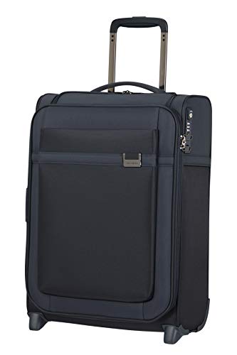 Samsonite Airea - Upright S Toppocket Expandable, Carry-on Luggage, 55 cm, 41/46 L, Blue (Dark Blue)