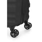 ANTLER - Cabin Suitcase - Clifton Luggage - Expandable Cabin, Black - 56x35x23, Lightweight Suitcase for Travel & Holidays - Carry On Suitcase with 4 Wheels & Twist Grip Handle - TSA Approved Locks