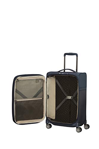Samsonite Airea - Spinner S Expandable, Carry-on Luggage, 55 cm, 38/43.5 L, Blue (Dark Blue)