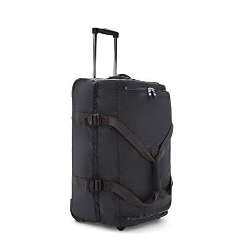 Kipling TEAGAN M, Medium Soft Case 2 Wheels Luggage, 66 cm, 74 L, 3.1 kg, Black Noir
