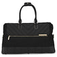Ted Baker Luggage Albany ECO Collection, Lightweight Luxury Travel Clipper Bag with Gold Hardware, Black