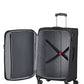 American Tourister Hyperspeed 4-Wheel Suitcase Set 3-Piece, Black (Jet Black), Standard Size, Luggage Sets