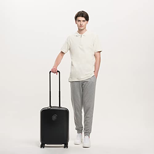 Kipling CURIOSITY S, Small Hardshell Suitcase 4 Wheels 360°, 55 cm, 44 L, Black Noir