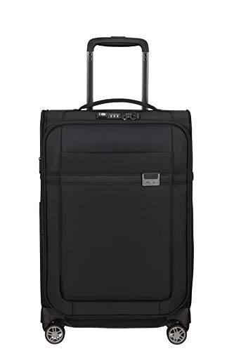 Samsonite Airea - Spinner S Expandable, Carry-on Luggage, 55 cm, 38/43.5 L, Black (Black)